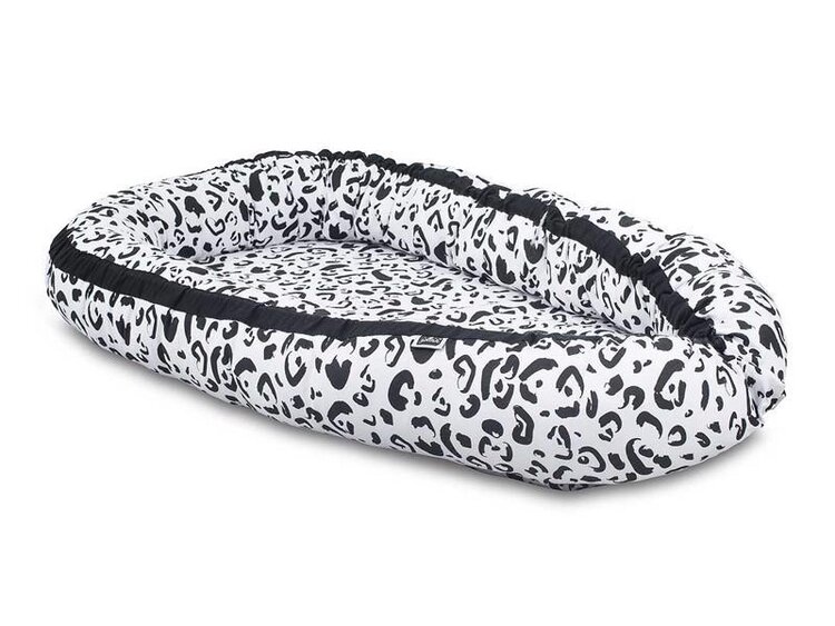 JOLLEIN Hnízdo-babynest - Leopard black white