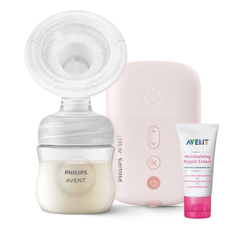 Philips AVENT Odsávačka mat. ml. elektronická Single SCF395/11 + Krém na bradavky 30 ml