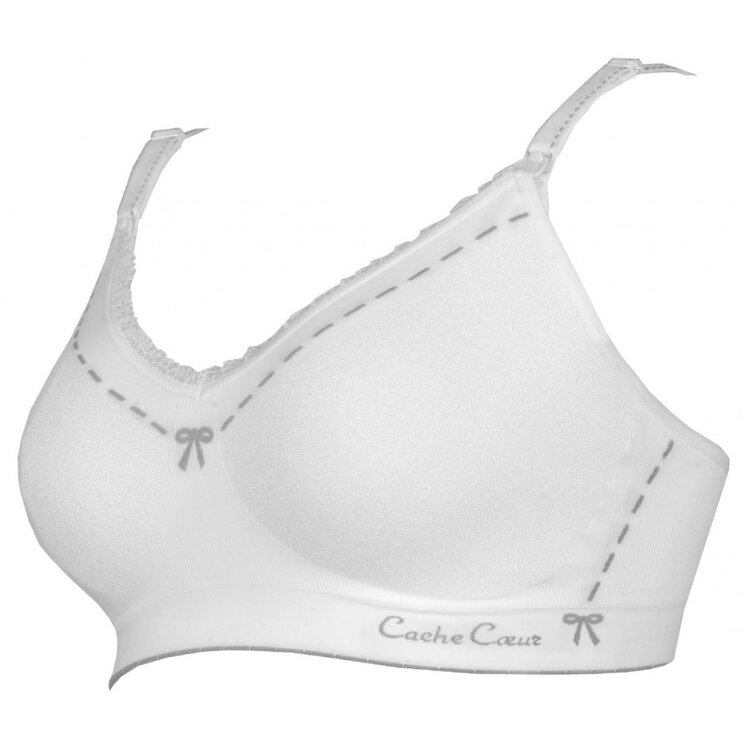 CACHE COEUR Illusion podprsenka ivory XL