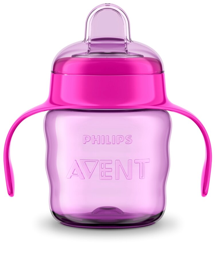 Avent Hrneček pro první doušky classic růžový 200ml