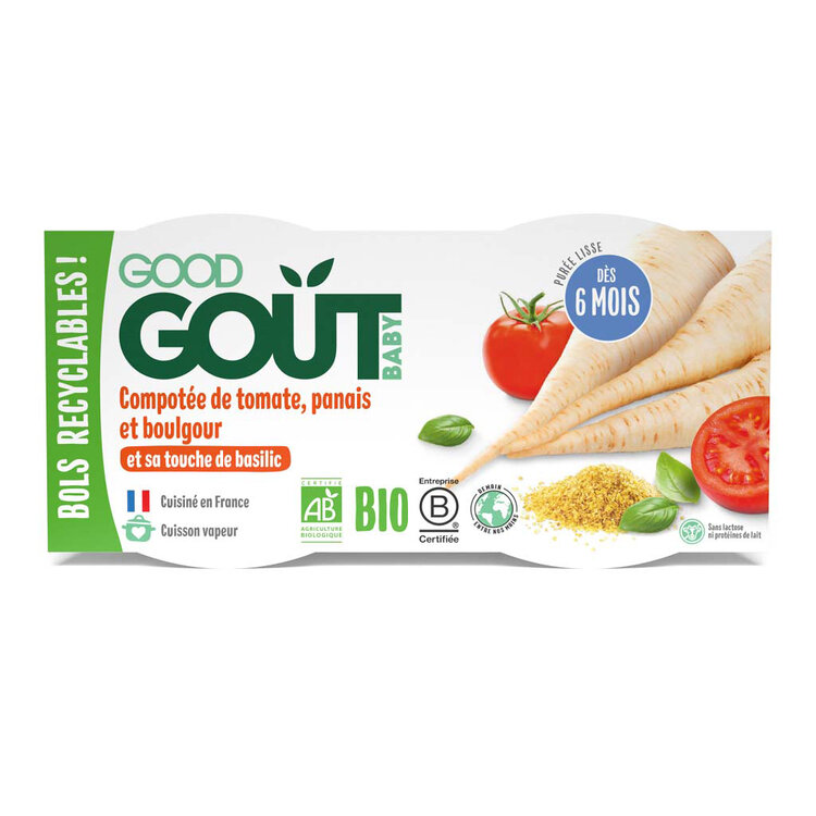 Good Gout Bio Rajčátka s pastinákem a bul g urem 2 x 190 g