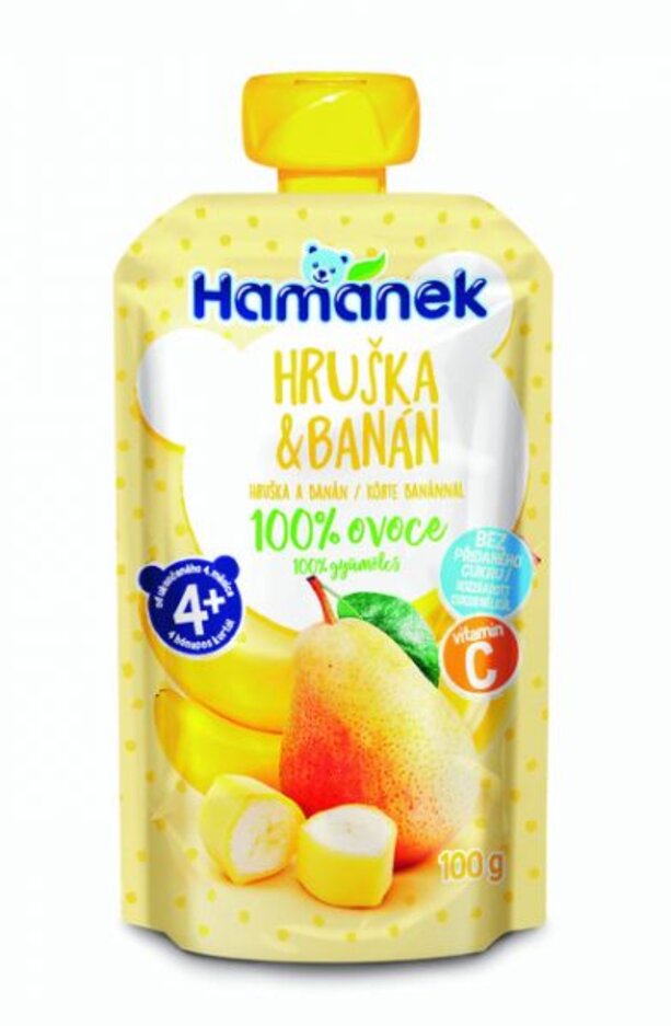 HAMÁNEK Hruška & banán 100 g