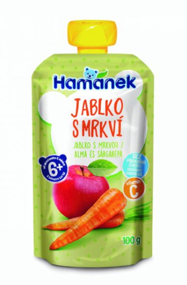 HAMÁNEK Jablko s mrkví 100 g