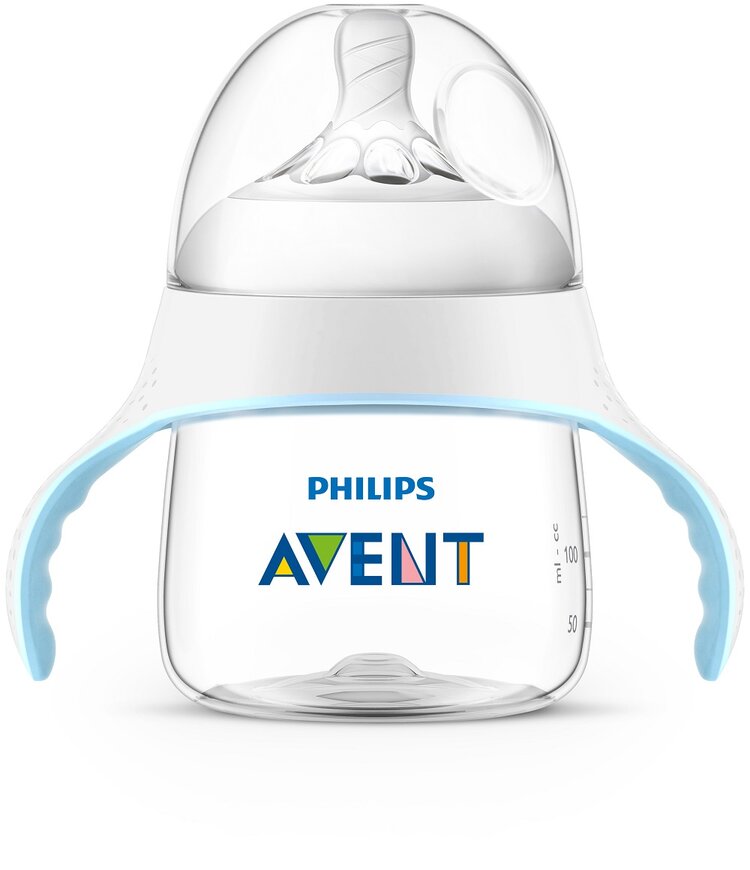 Philips Avent láhev a hrníček 2v1 Natural transparentní 150 ml