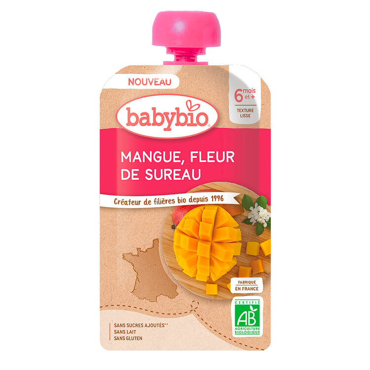 BABYBIO Mango bezový květ 120 g