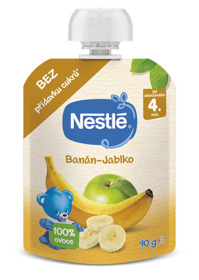 EXP: 30.11.2023 NESTLÉ Kapsička banán a jablko 90 g