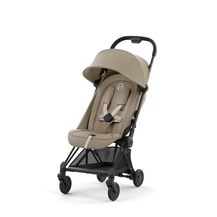 CYBEX Kočárek golfový Coya Matt Black Cozy Beige Platinum