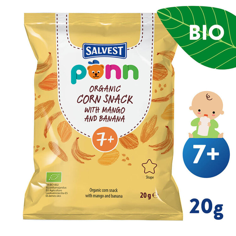 SALVEST Põnn BIO Mangové křupky (20 g)