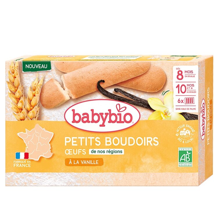 BABYBIO Piškoty vanilkové 120 g