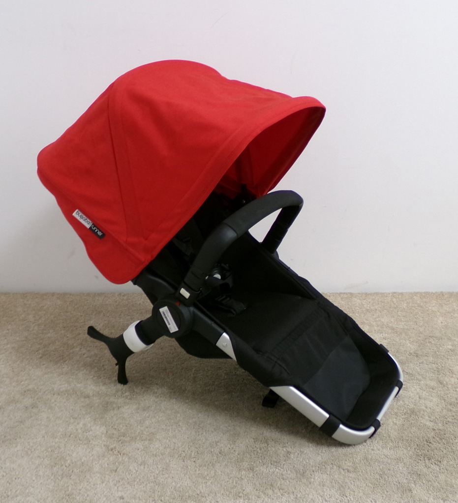 BUGABOO Sedačka sportovní Runner - Black se stříškou Red