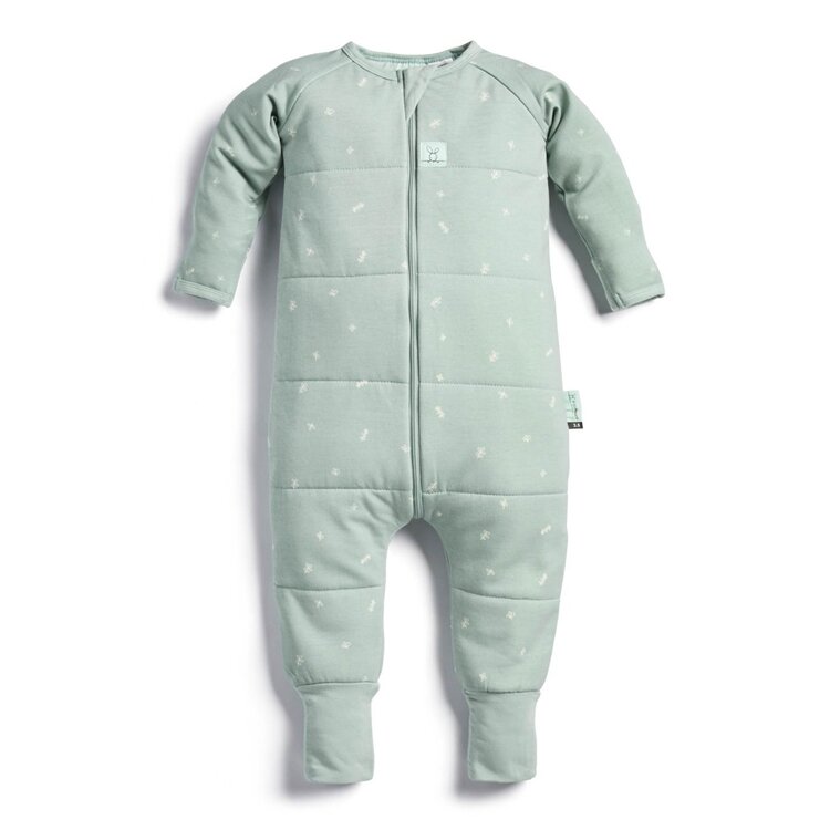 ERGOPOUCH Overal na spaní organická bavlna Onesie Sage 12-24 m