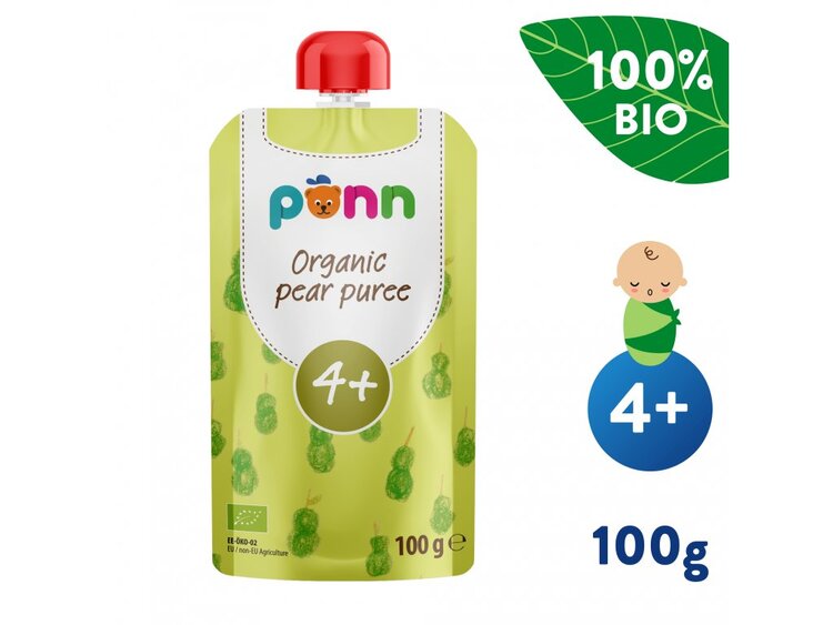 EXP: 10.11.2024 SALVEST Põnn BIO Hruška 100 % (100 g)