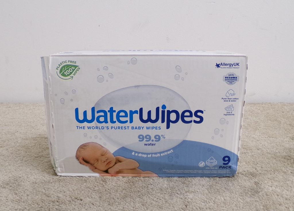 9x WATERWIPES Vlhčené ubrousky bez obsahu plastů 60 ks ( 540 ks )