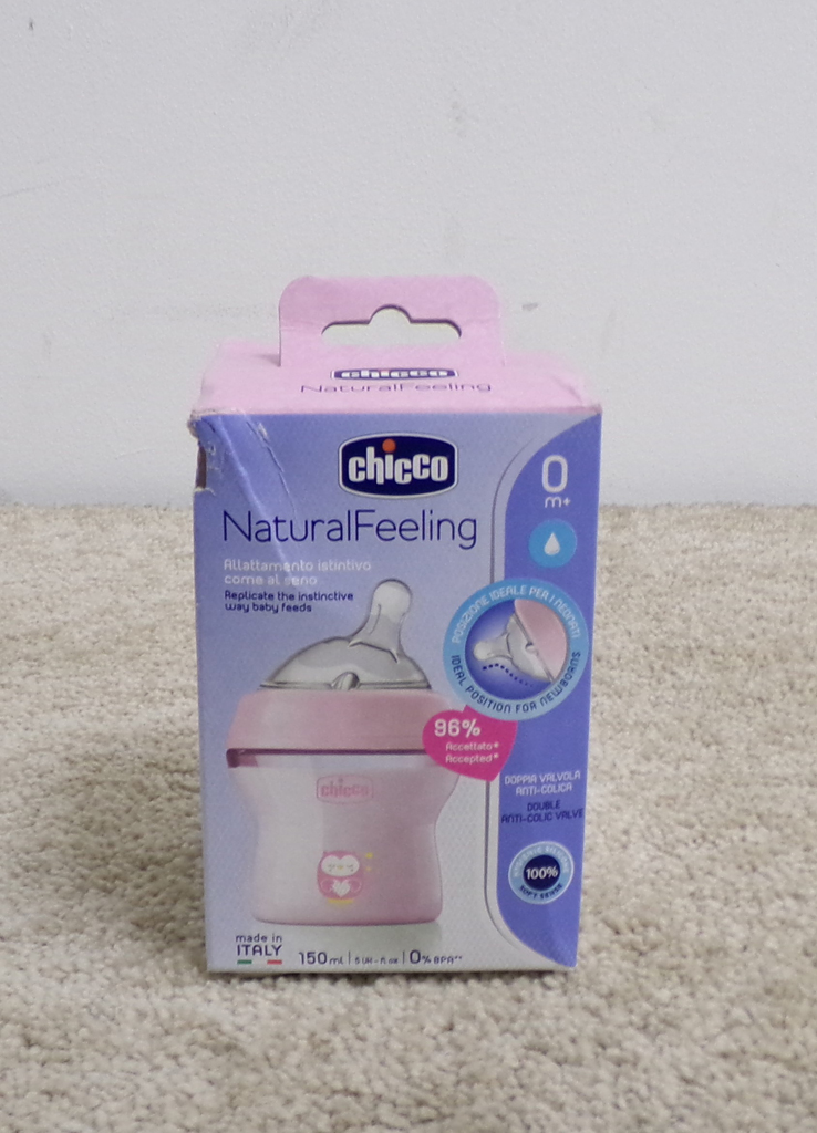 CHICCO Láhev kojenecká Natural Feeling 150 ml dívka 0m+