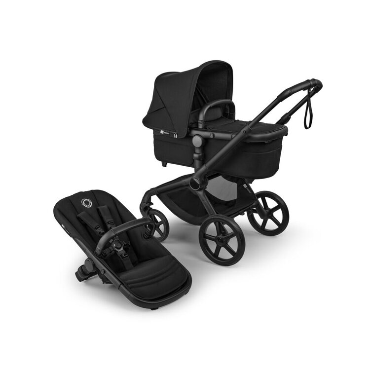 BUGABOO Kočárek kompletní Fox 5 Renew - Black / Heritage black-Heritage black