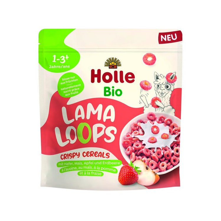 HOLLE Bio Kolečka cereální Lama loops 125g (1r+)