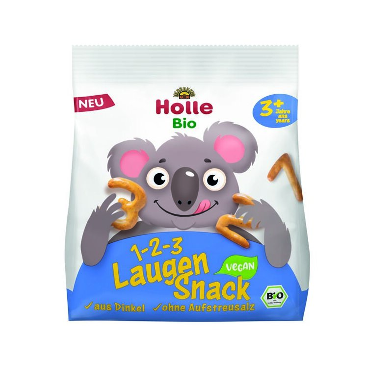 HOLLE Bio Preclíky 1-2-3 Prezel snack špaldové 80g (3r+)